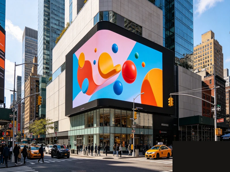 Huidu HD-VP410 advertising led display LED display application scenario