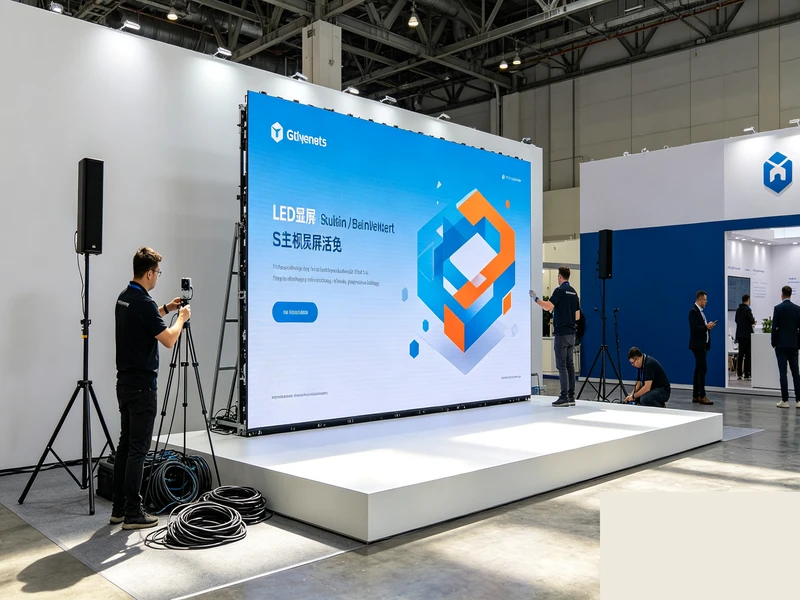 Huidu HD-VP410 rental led screen LED display application scenario