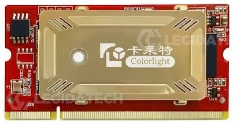 Colorlight i6 LED receiving card factory assembly and quality inspection at LEGIDATECH manufacturing facility