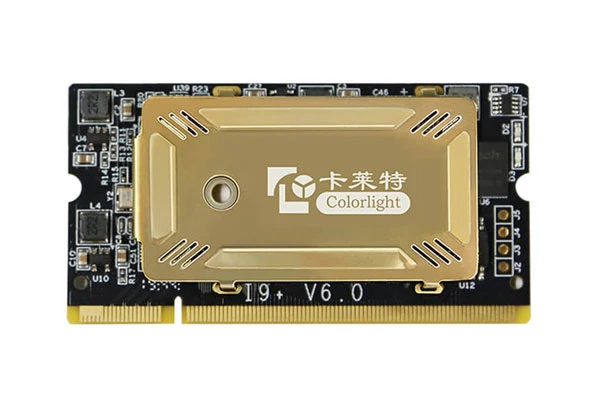 Colorlight i9+ LED receiving card front view DDR2 SODIMM 200-pin interface HDR10 HLG Infi-bit color extension
