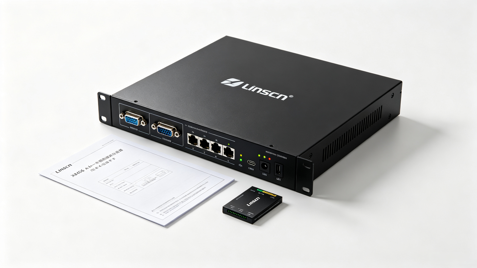Linsn L1 asynchronous LED display player compact standalone controller with USB and Ethernet ports