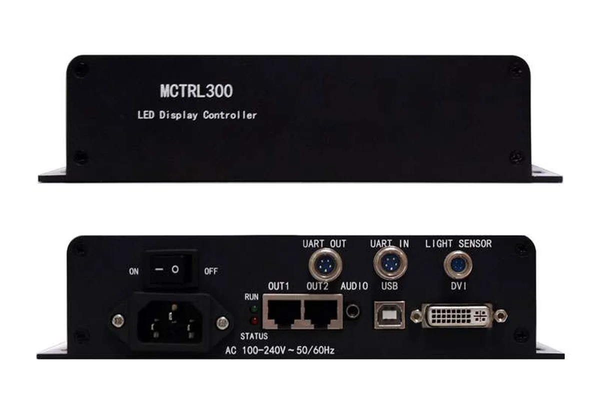 Novastar MCTRL300 front panel - compact 1.3M pixel LED display controller with LED indicator lights