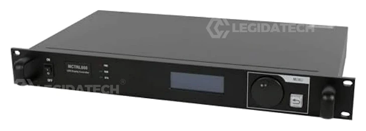 NovaStar MCTRL660 Pro LED display controller with DVI HDMI 3G-SDI input and loop outputs on white background