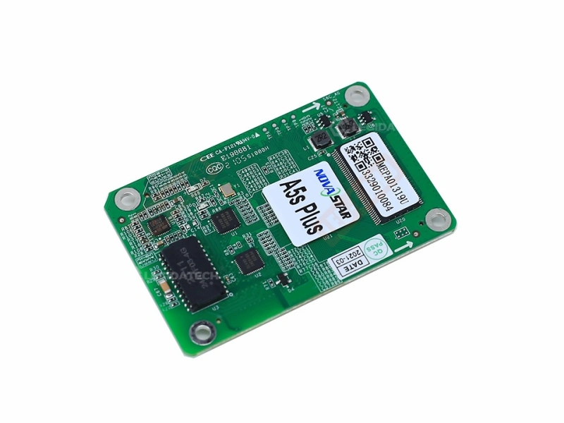 NovaStar A5s Plus LED receiving card compact 70x45mm 32-group RGB parallel output with HDR color management