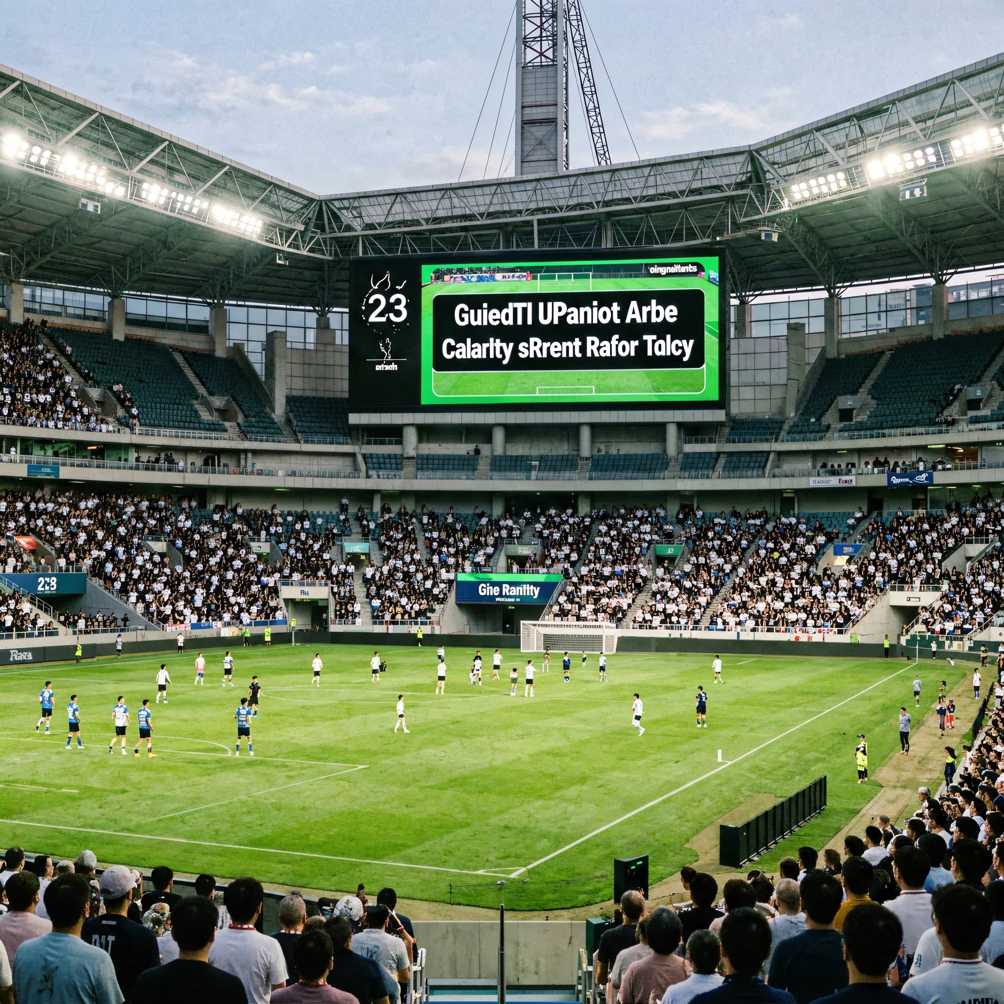 Sports stadium LED display solutions with high brightness perimeter screen