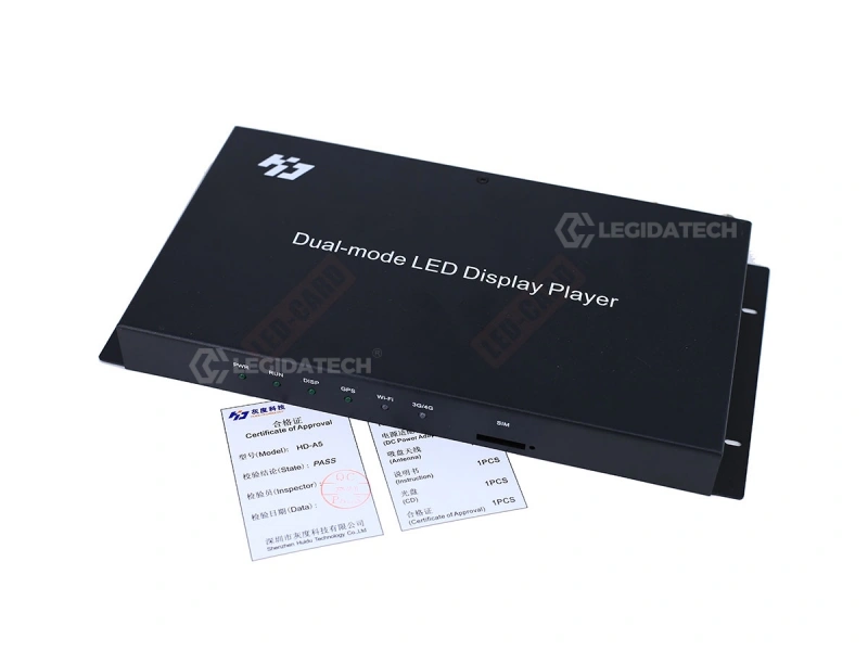 LEGIDATECH authorized Huidu Technology distribution center HD-A5 dual-mode LED controller supply chain Shenzhen