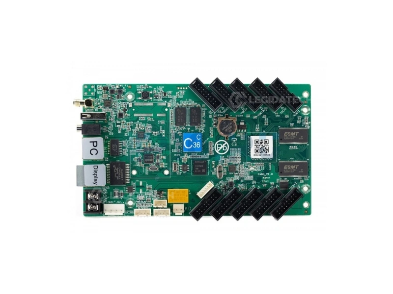 HD-C36C asynchronous one-to-one local control diagram with USB flash drive WiFi direct and LAN connection to LED display