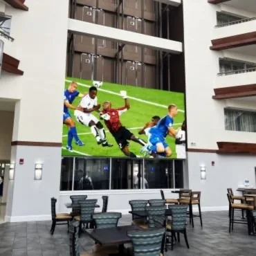 Hotel conference room LED display solutions with fine pitch COB screen