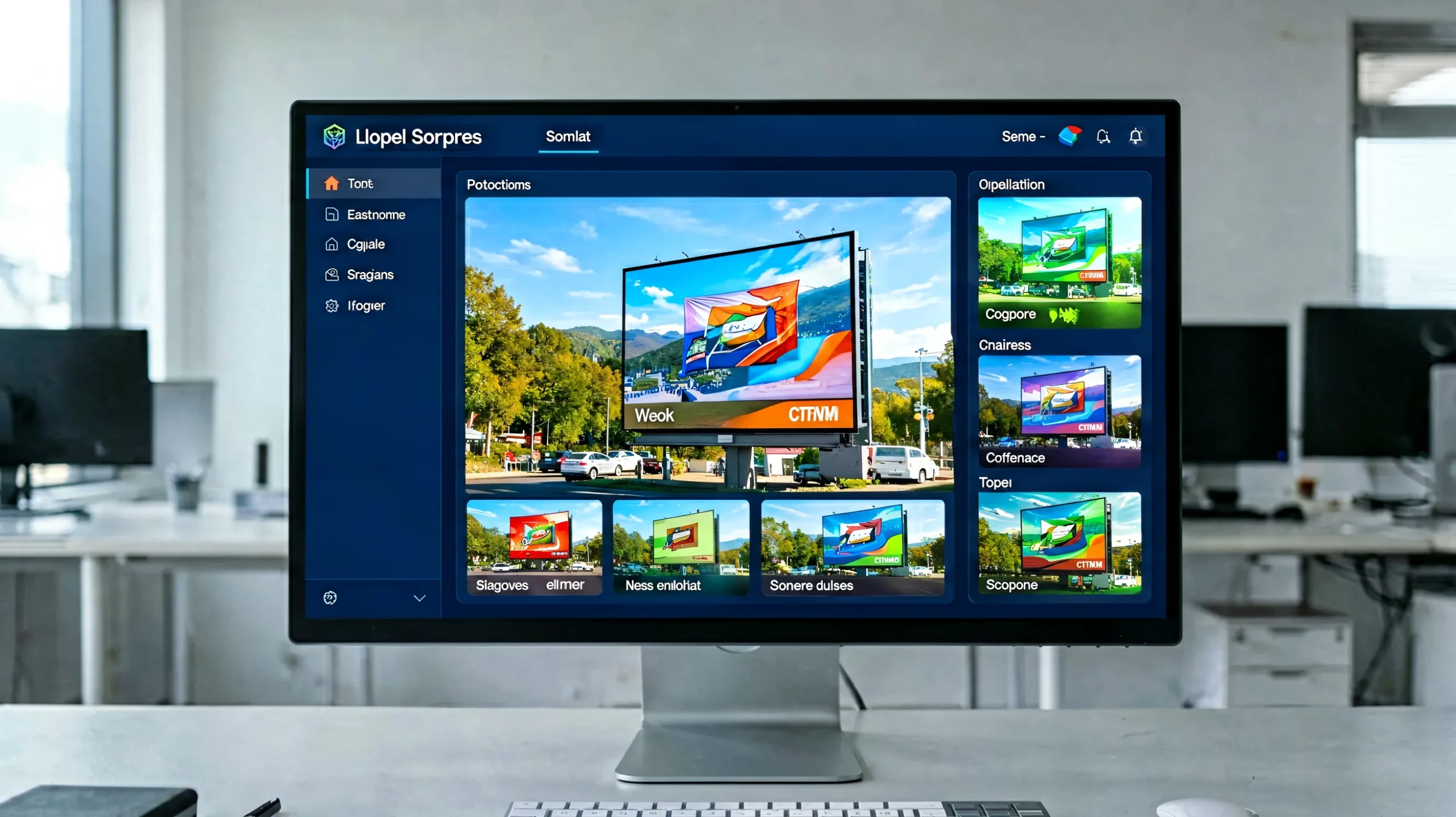 Huidu HDPlayer LED display control software interface showing the program editing window