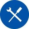 Front service maintenance icon