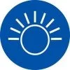 High brightness LED display icon