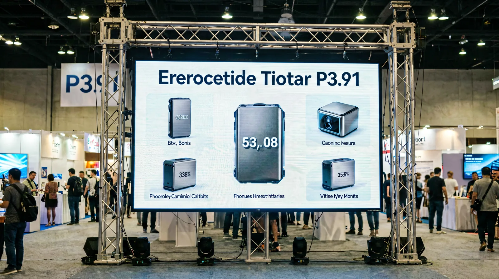 P3.91 LED-Bildschirmpreis - Mietpaneele für Ausstellungen