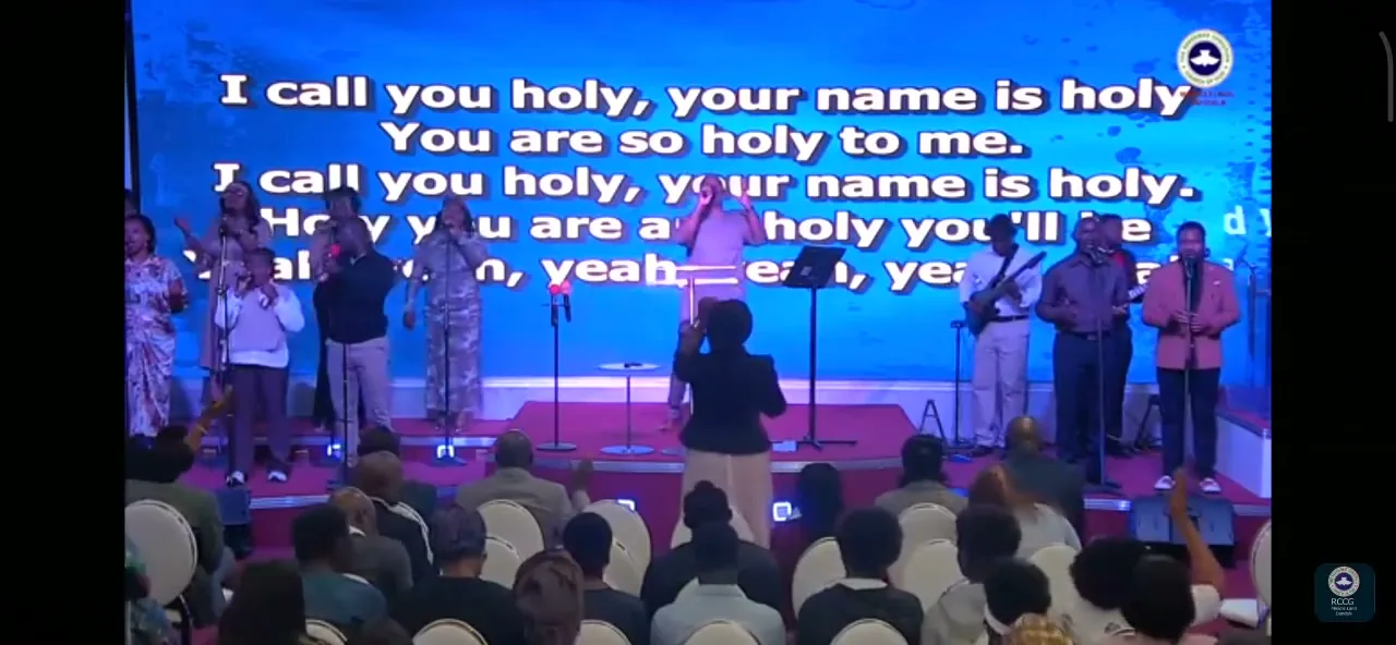 Video still: Ehonor P2.5 church LED screen on the stage at RCCG Church Ireland