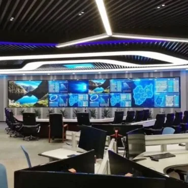 Smart city outdoor LED display solutions broadcasting traffic and city information