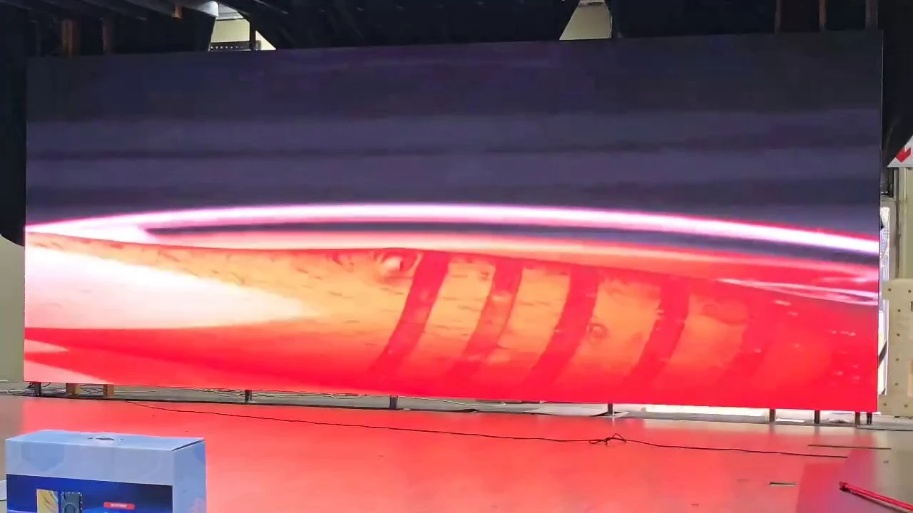 Video still of the P2.5 church LED display in South Africa carrying colour-rich content at full brightness