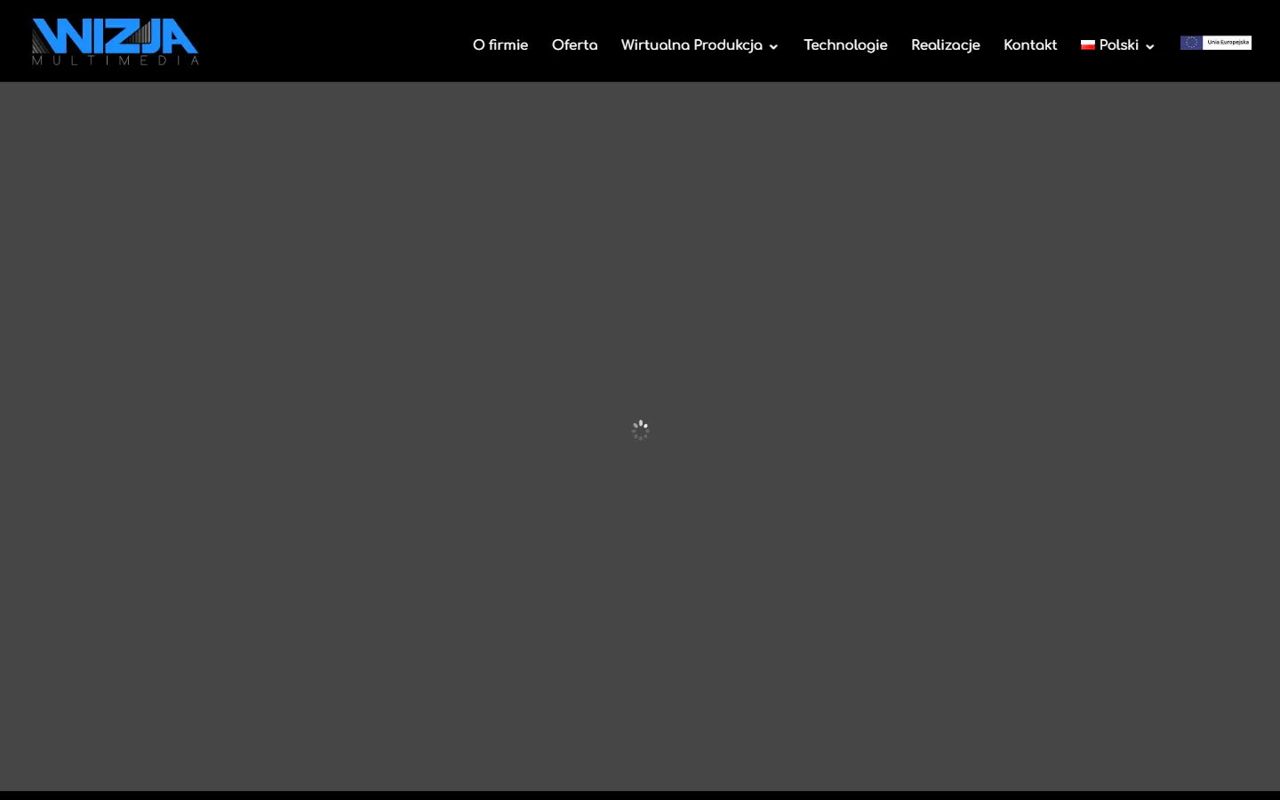 Wizja official website screenshot