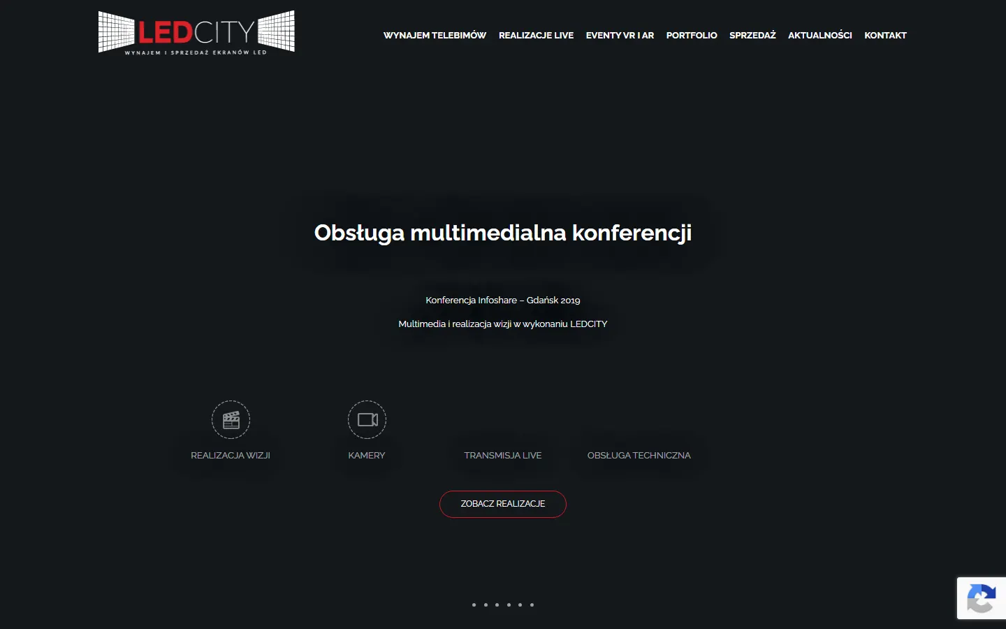 LEDCITY official website screenshot
