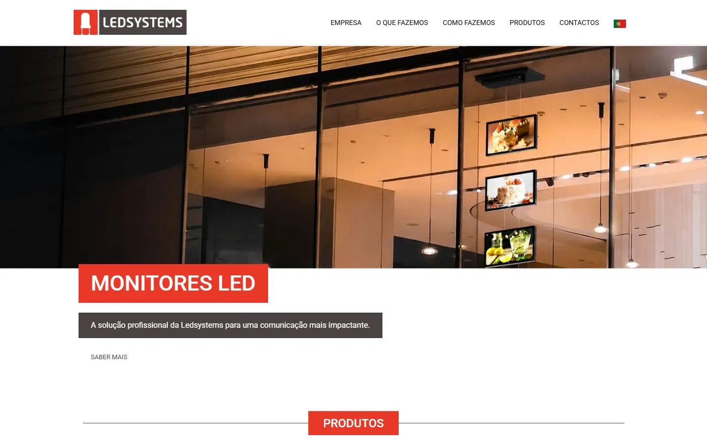 LEDSYSTEMS official website screenshot