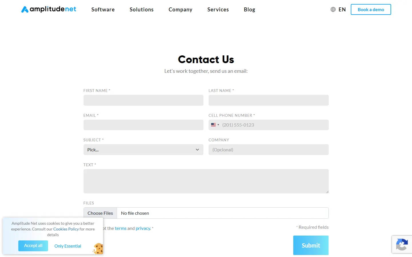 Amplitude Net official website screenshot