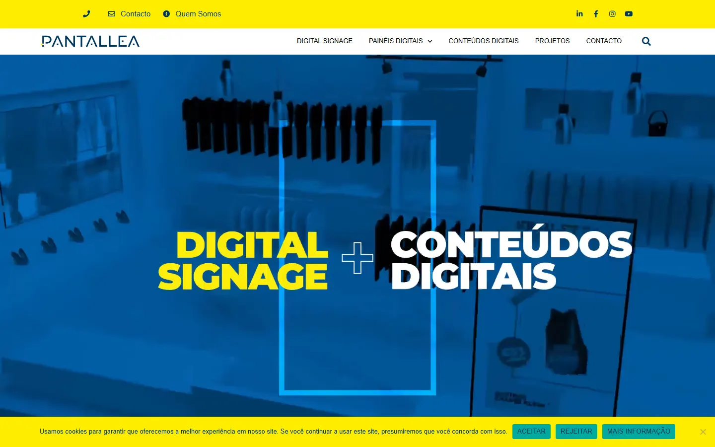 Pantallea official website screenshot