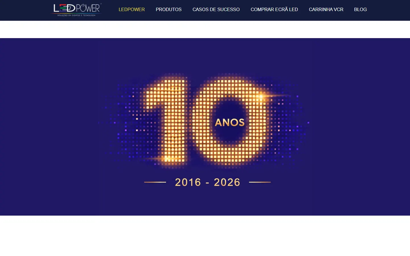 LedPower official website screenshot