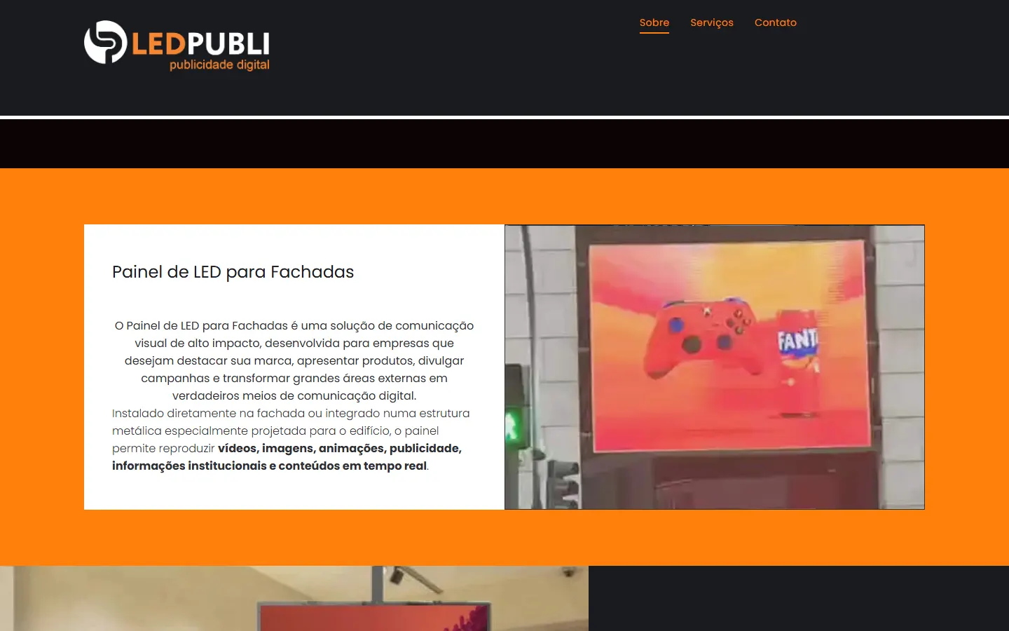 LEDPUBLI official website screenshot