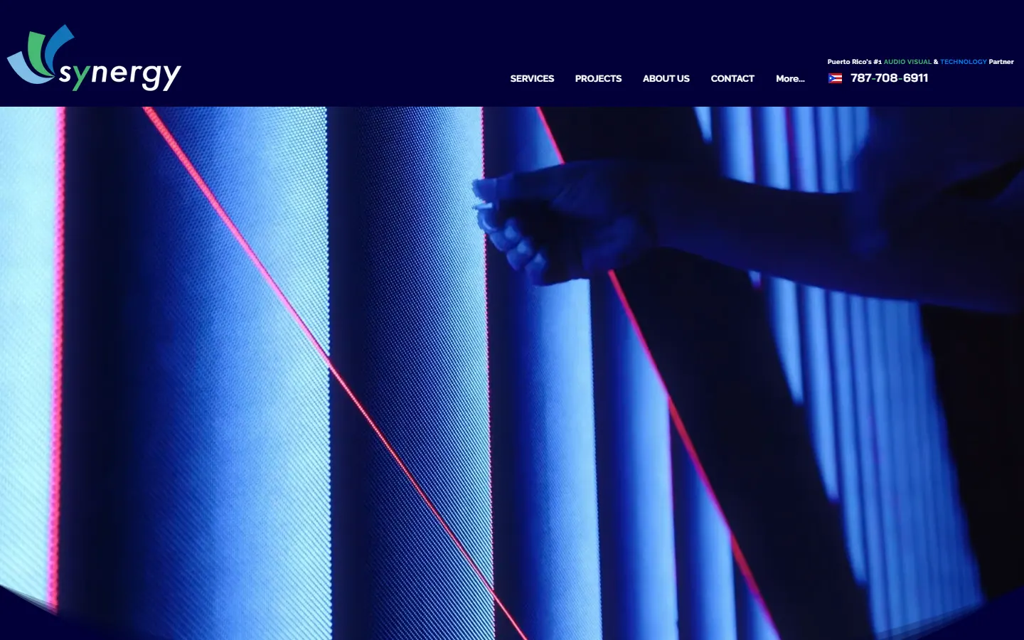 Synergy Communications of PR official website screenshot