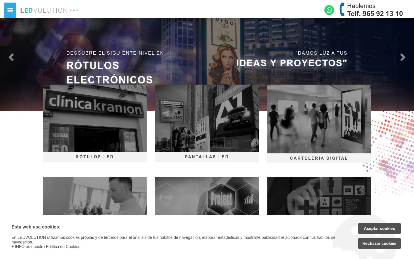 Ledvolution official website screenshot