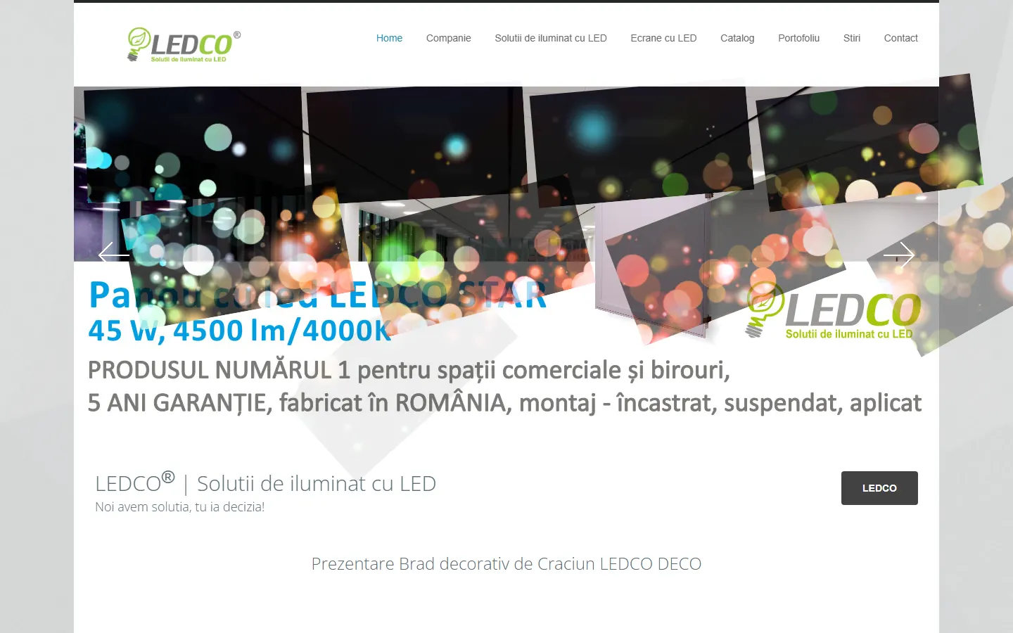 LEDCO official website screenshot