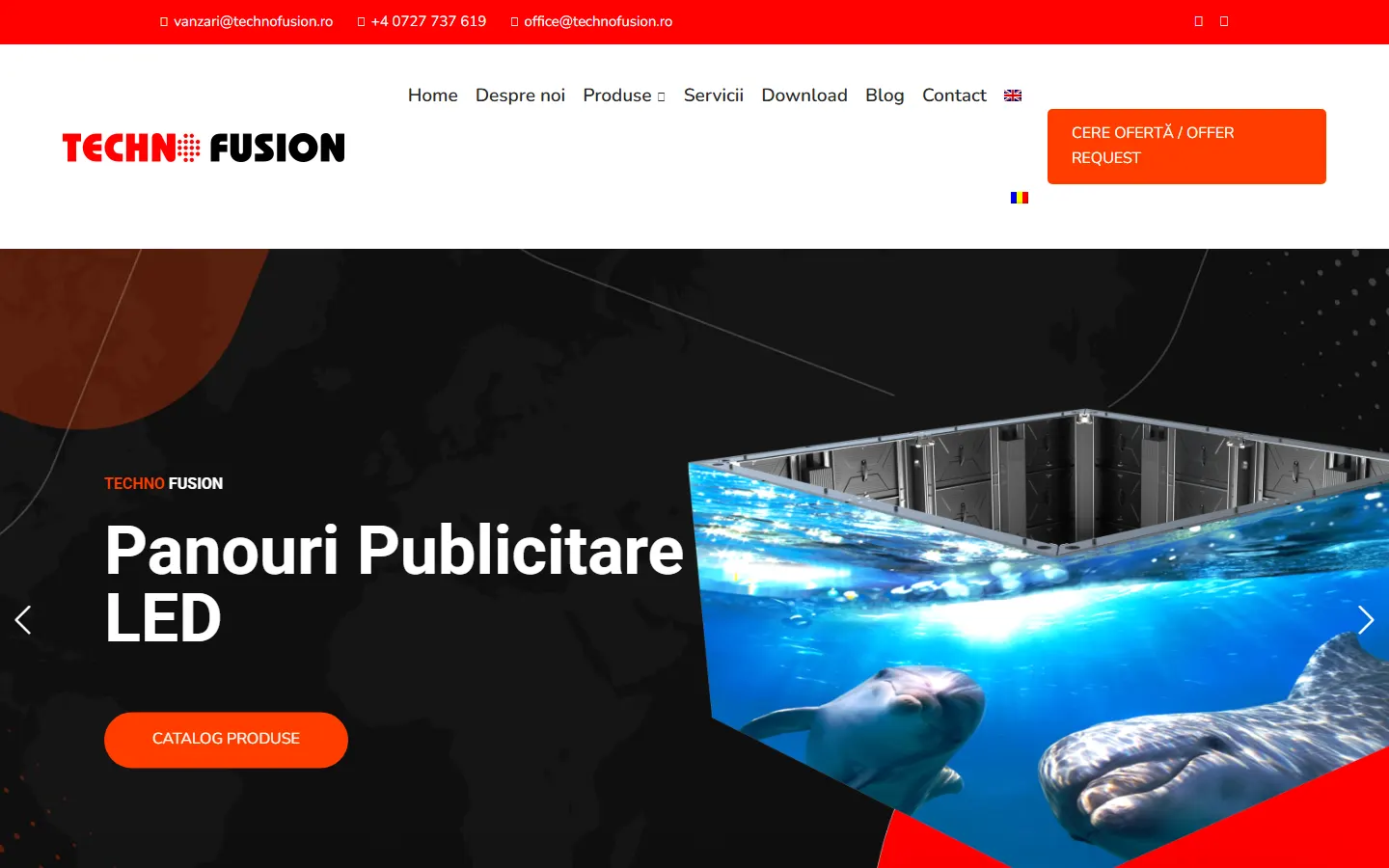 Techno Fusion official website screenshot