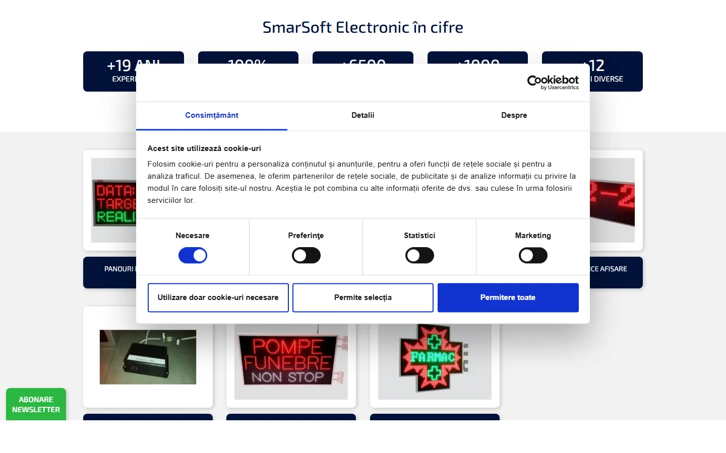 SmarSoft Electronic official website screenshot
