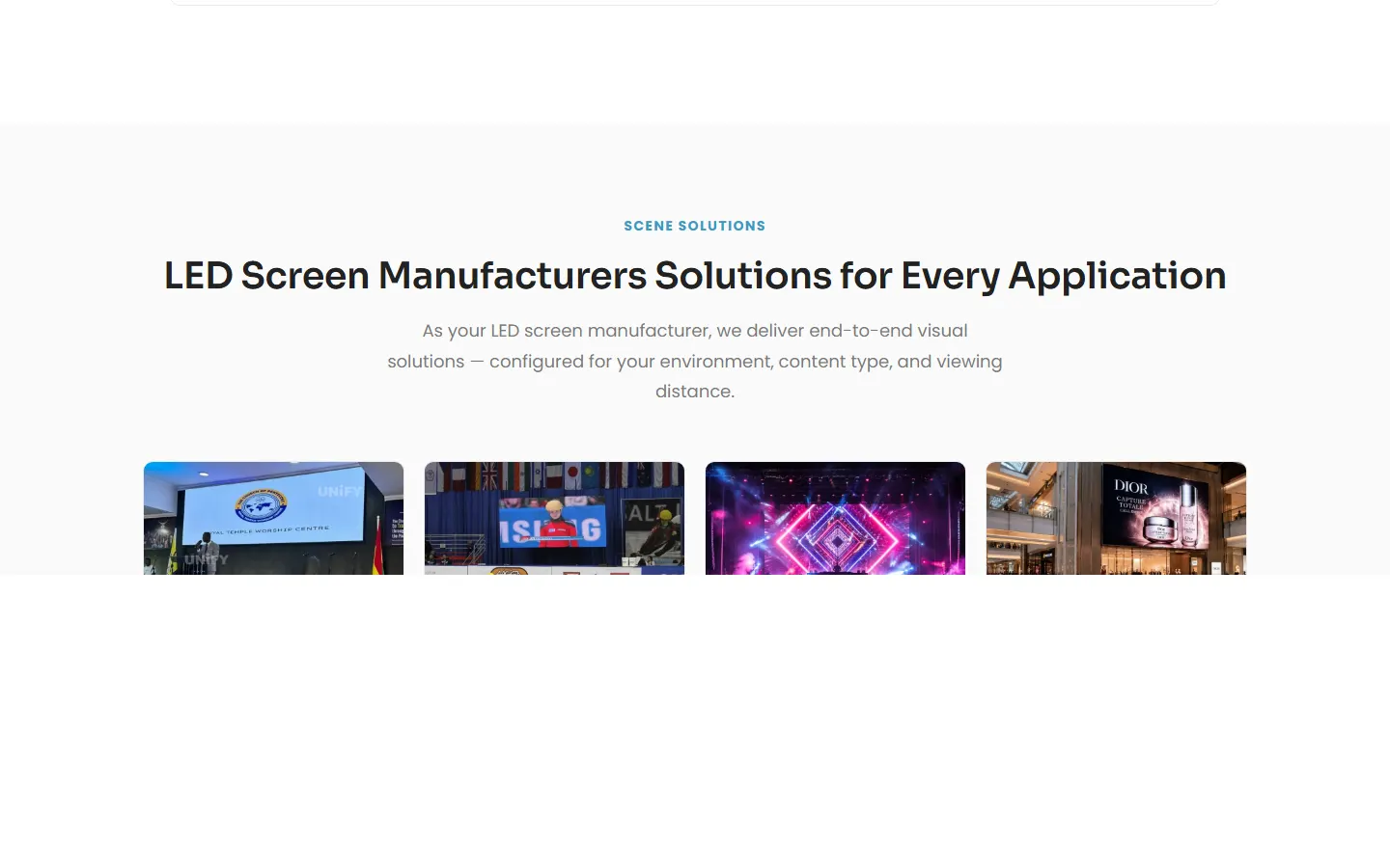 UnifyLED official website screenshot