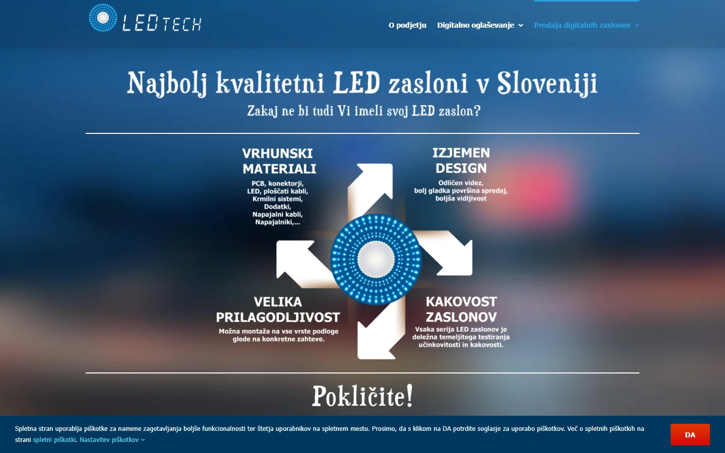 LEDTECH digital screens official website