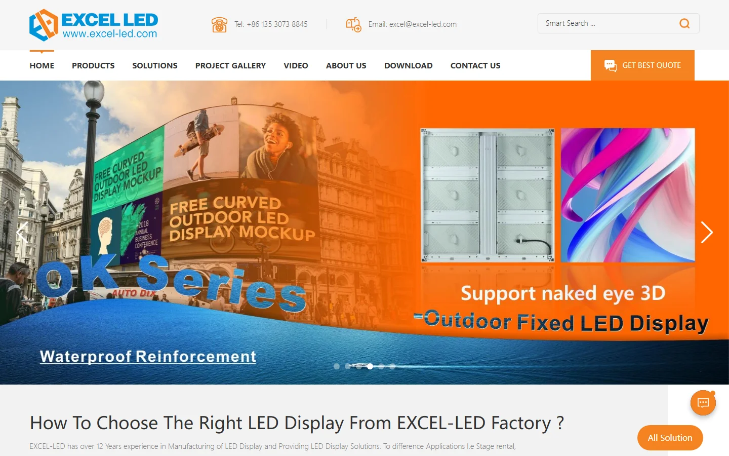 Excel LED official website