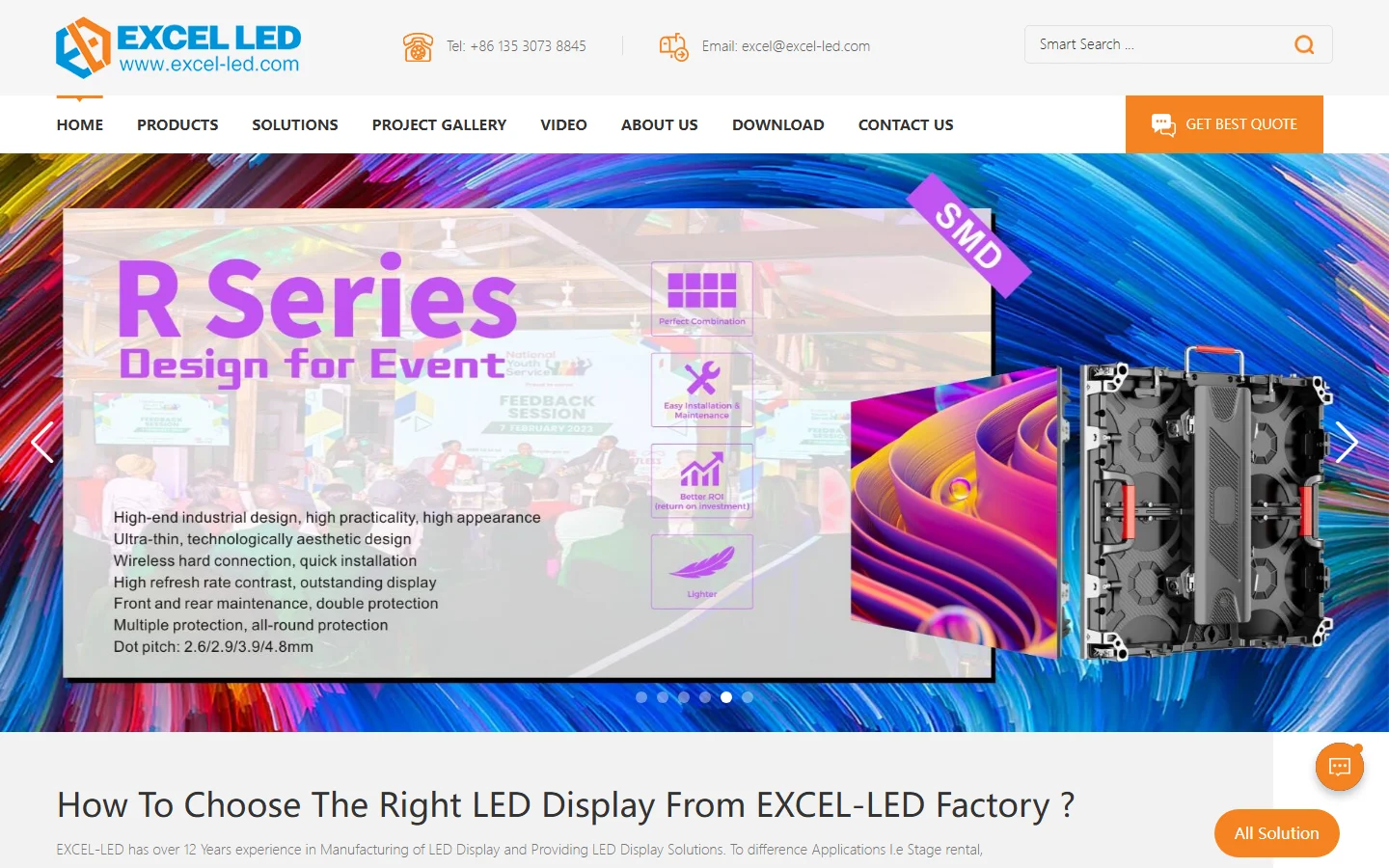 Excel LED official website