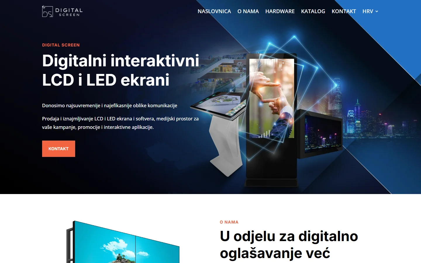 DMD Digital Media Display official website — LED and LCD display service Bjelovar