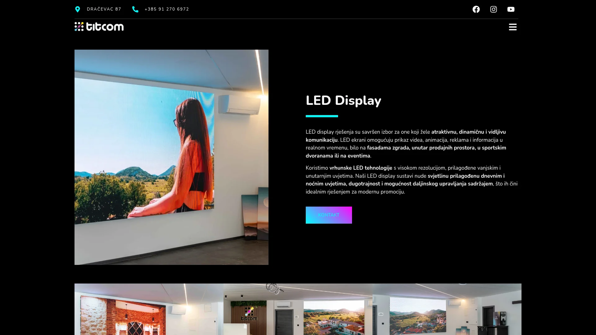 Prolight official website — LED screen, sound and lighting rental Croatia