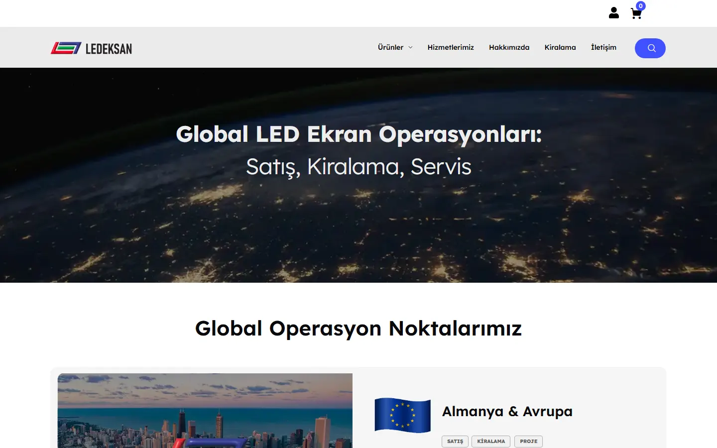 Ledeksan official website screenshot