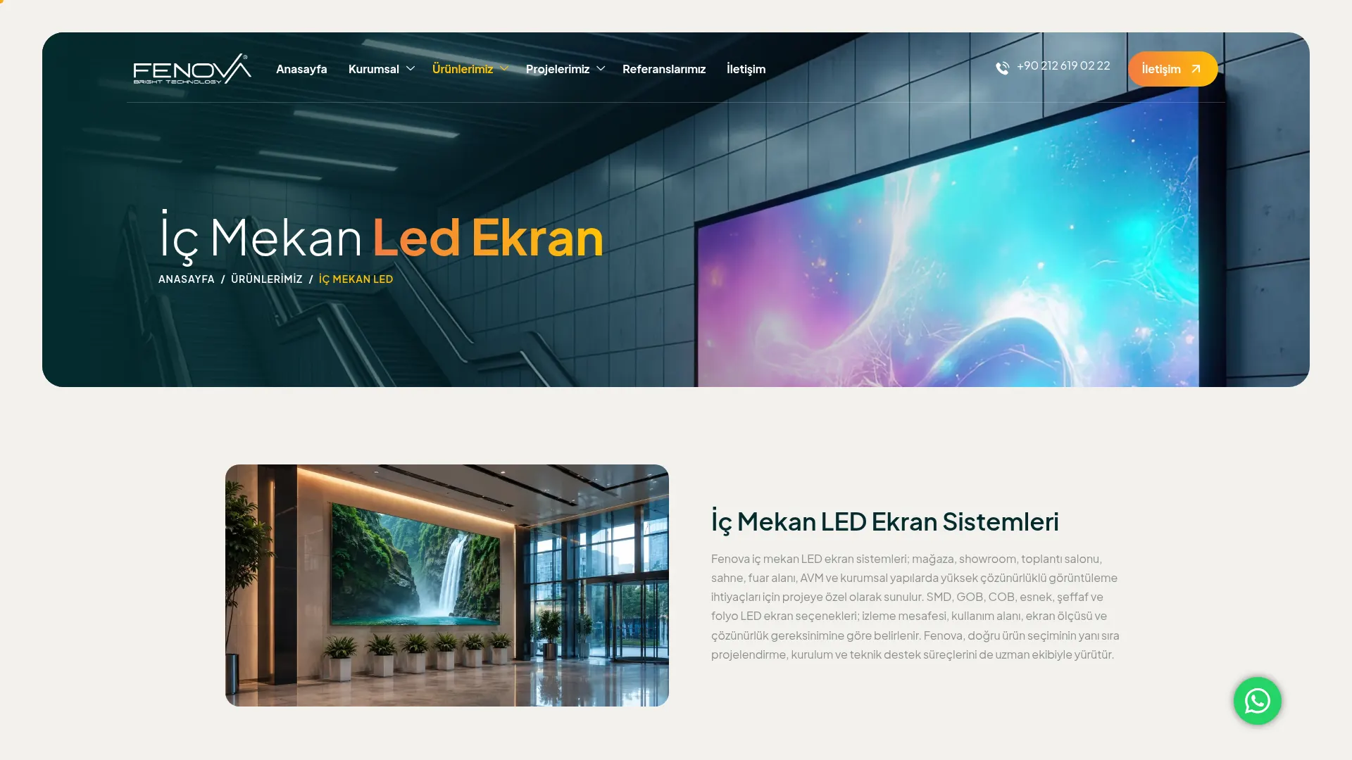 Fenova official website screenshot