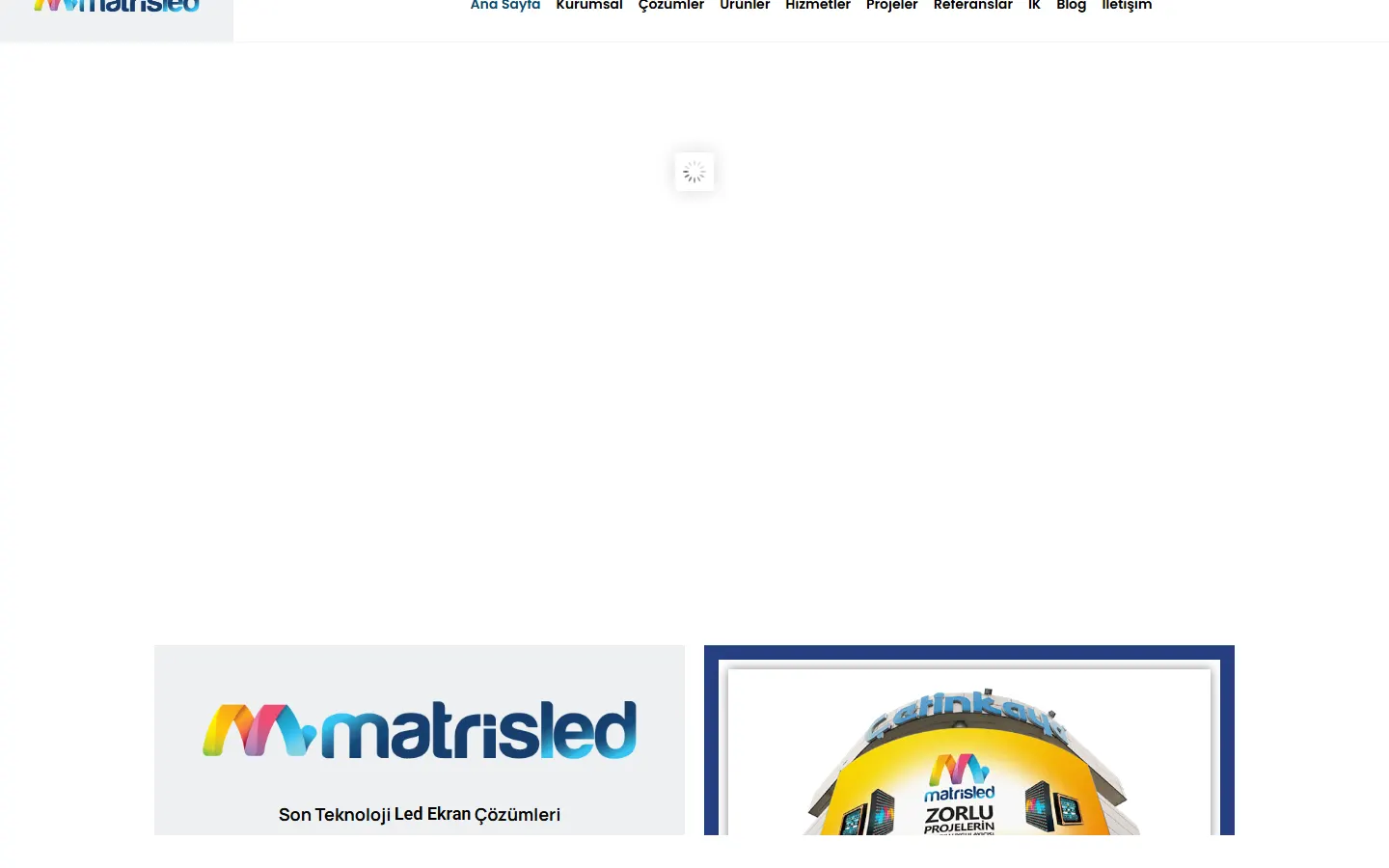 Matrisled official website screenshot