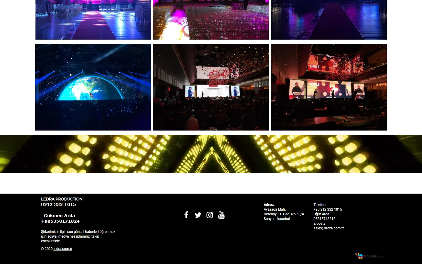 LEDRA official website screenshot