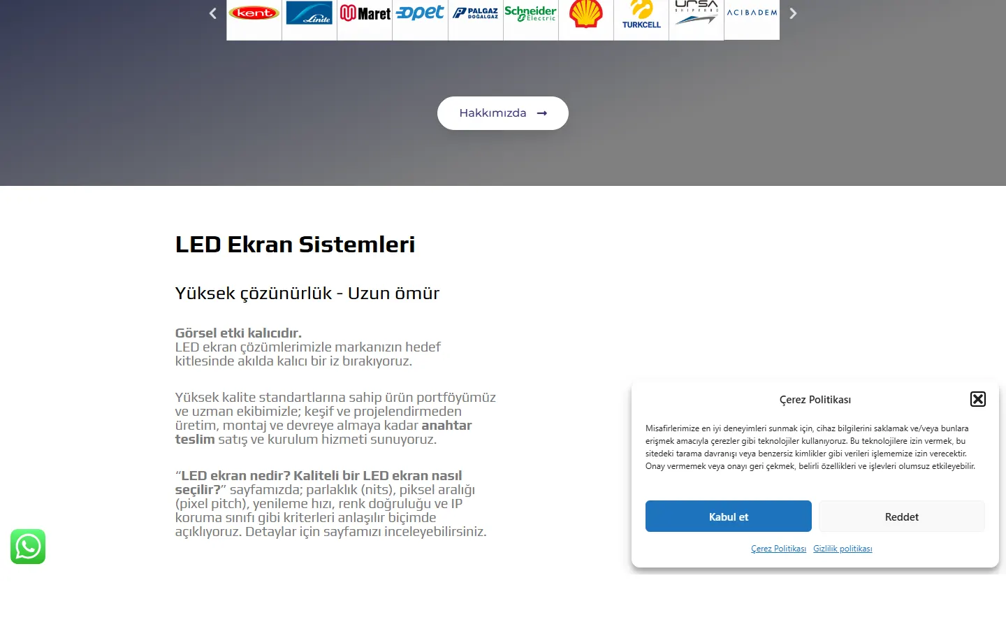 LEDSANAT official website screenshot