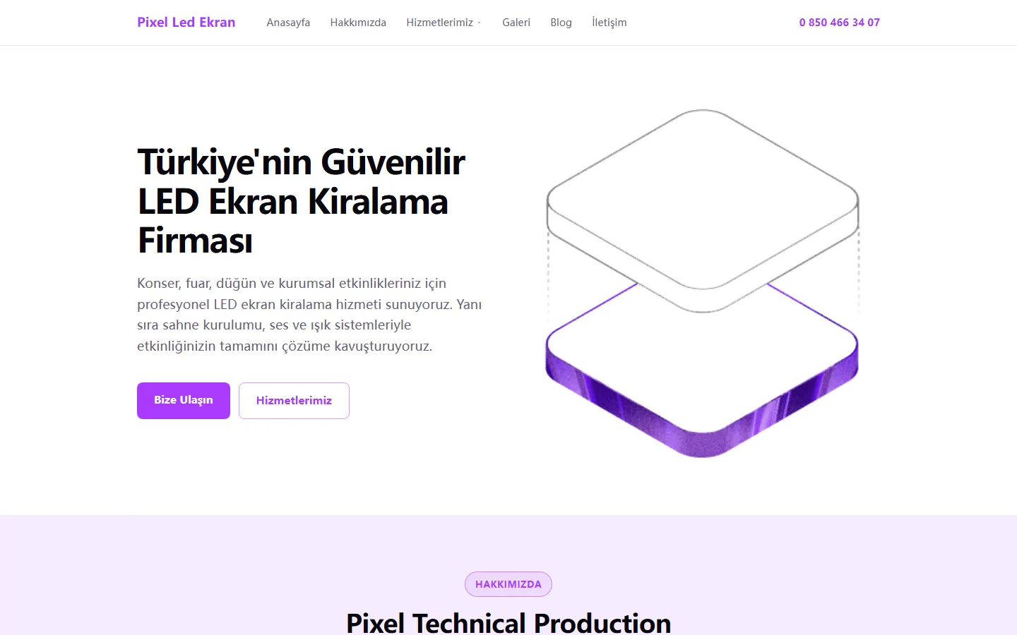 PIXEL official website screenshot