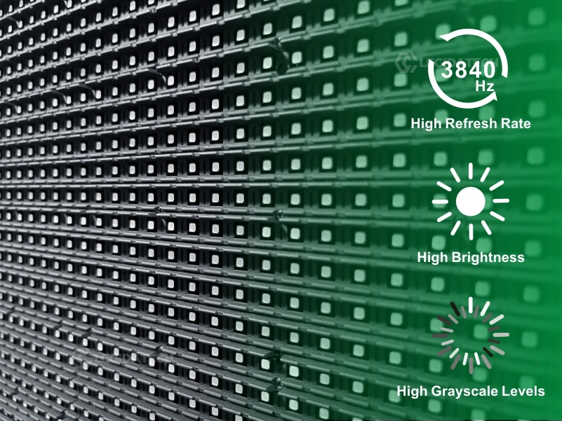 ST960 3840 Hz refresh — broadcast-clean slow motion on the stadium LED display