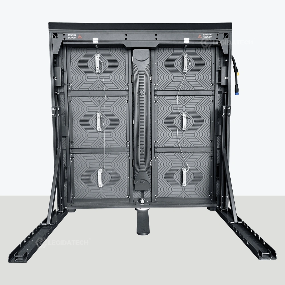 ST960 960x960mm cabinet technical drawing and module layout