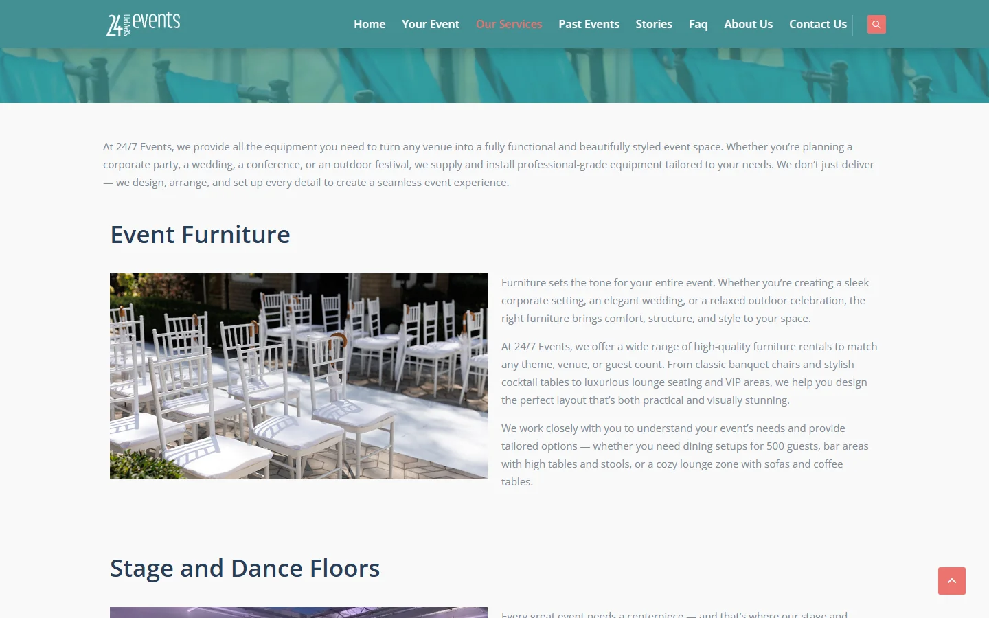 247events event equipment rental official website