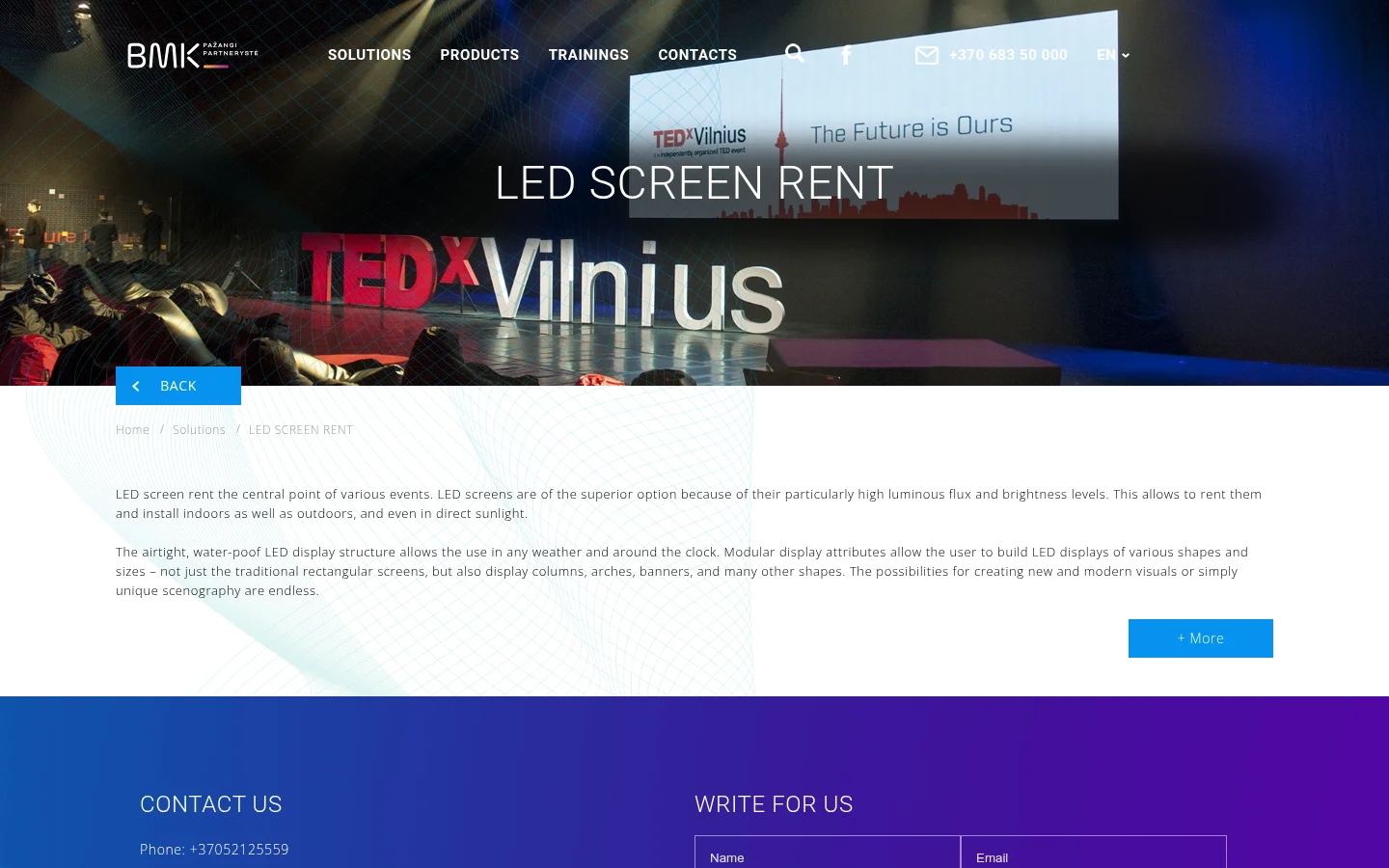 AV-BMK LED screen rent official website