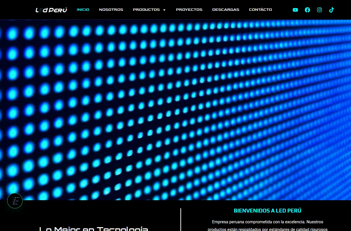 LED Peru official website — tecnologia LED y proyectos